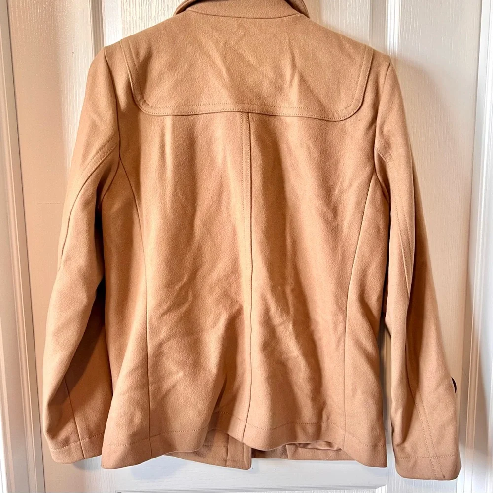 GAP Wool Blend Toggle/Zip Pea Coat—SZ. Medium - Picture 13 of 17